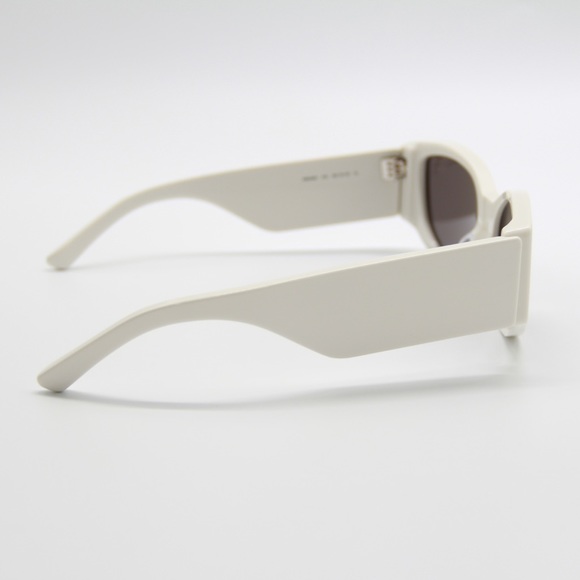 NEW BALENCIAGA BB0258S 003 OVERSIZED WOMEN WHITE SUNGLASSES BALENCIAGA - Picture 9 of 12